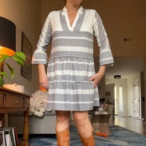 Light, soft poly/spandex Boho dress